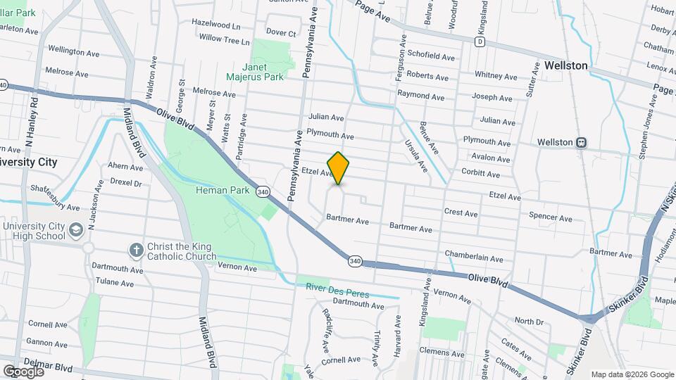 1091 Purcell Ave Map and Location Details