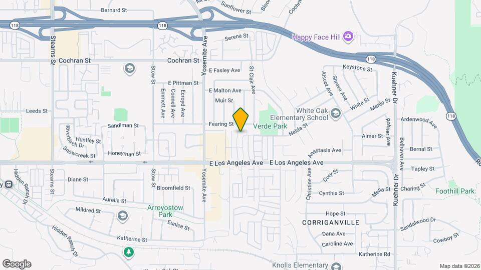 2075 Avenida Vista Del Monte #1 Map and Location Details