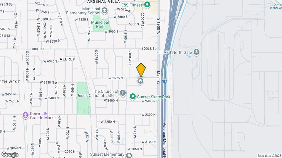 147 W 2575 N Map and Location Details