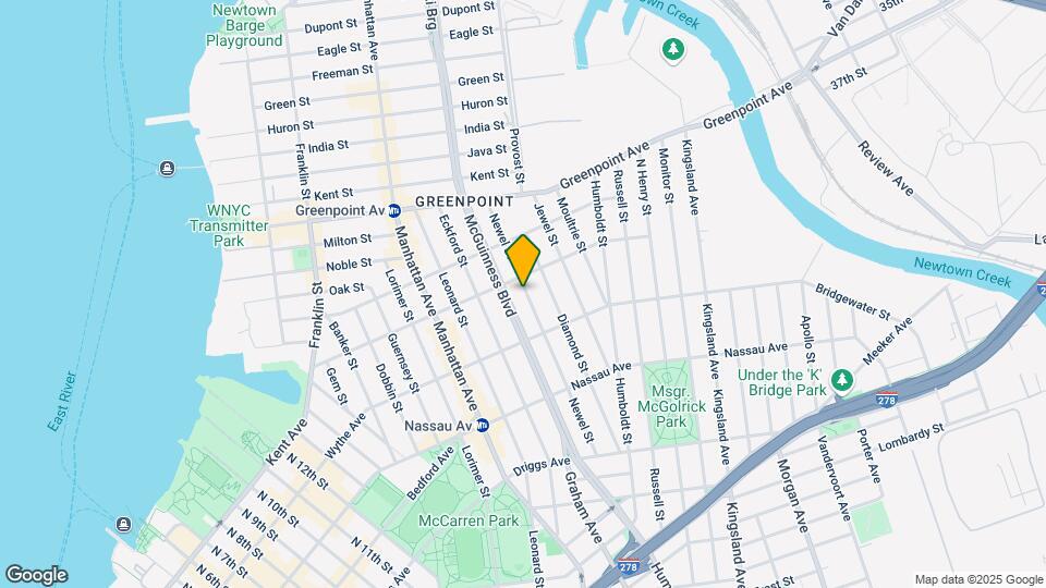 159 Newell St Mapa y Detalles de la Ubicación