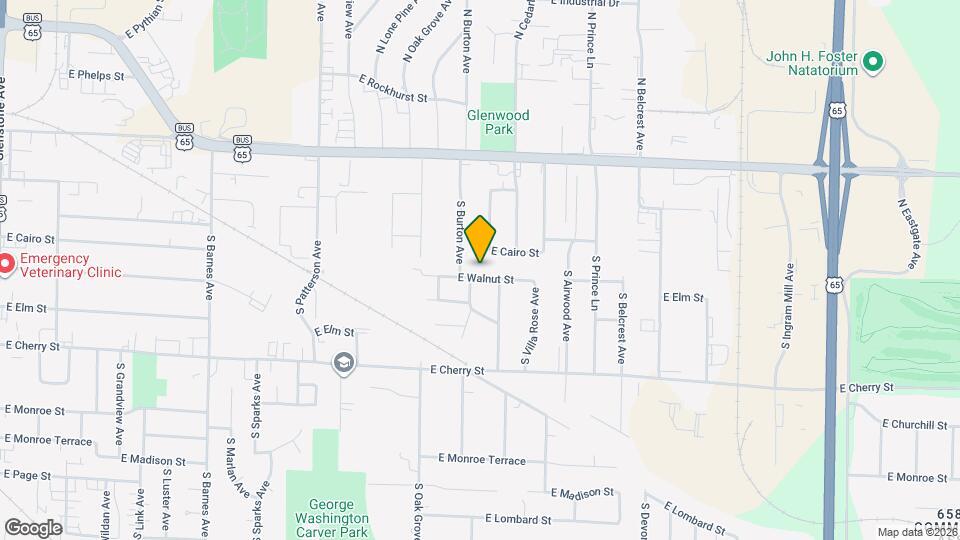 2721 E Walnut St Map and Location Details