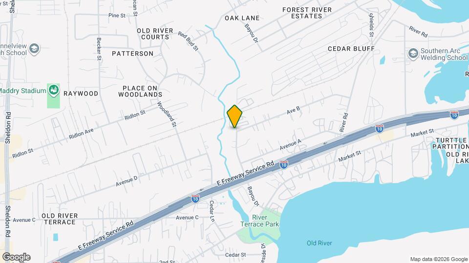 335 Bayou Dr Map and Location Details