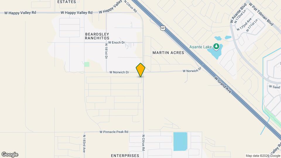 17935 W Calle Lejos Map and Location Details