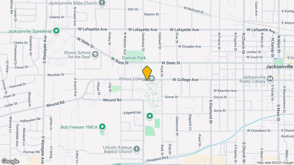 Abraham Lincoln Hall Map and Location Details