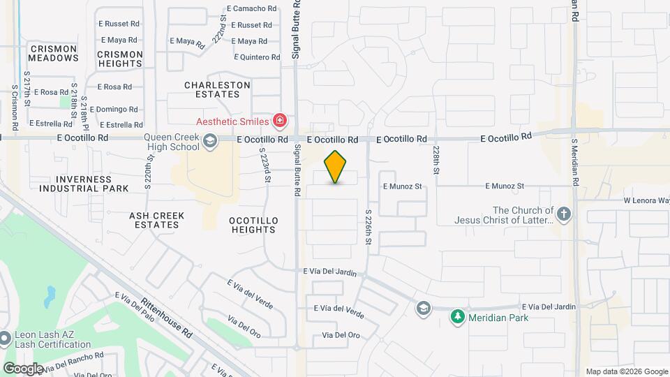 22507 E Munoz St Mapa y Detalles de la Ubicación