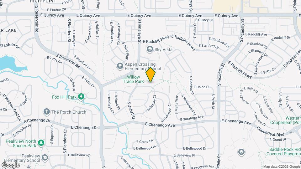 20541 E Union Ave Map and Location Details