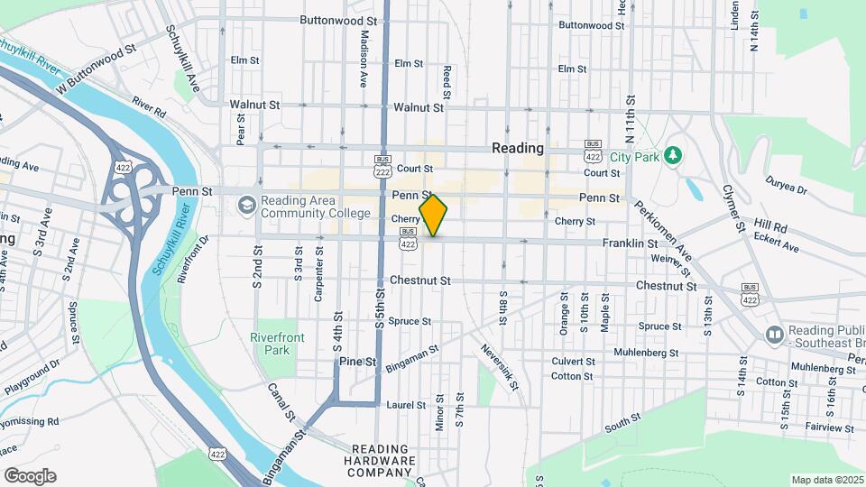 610 Franklin St Map and Location Details
