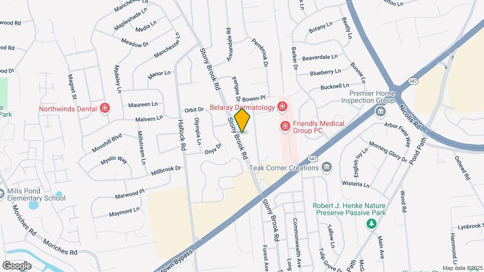 1335 Stony Brook Rd Map and Location Details
