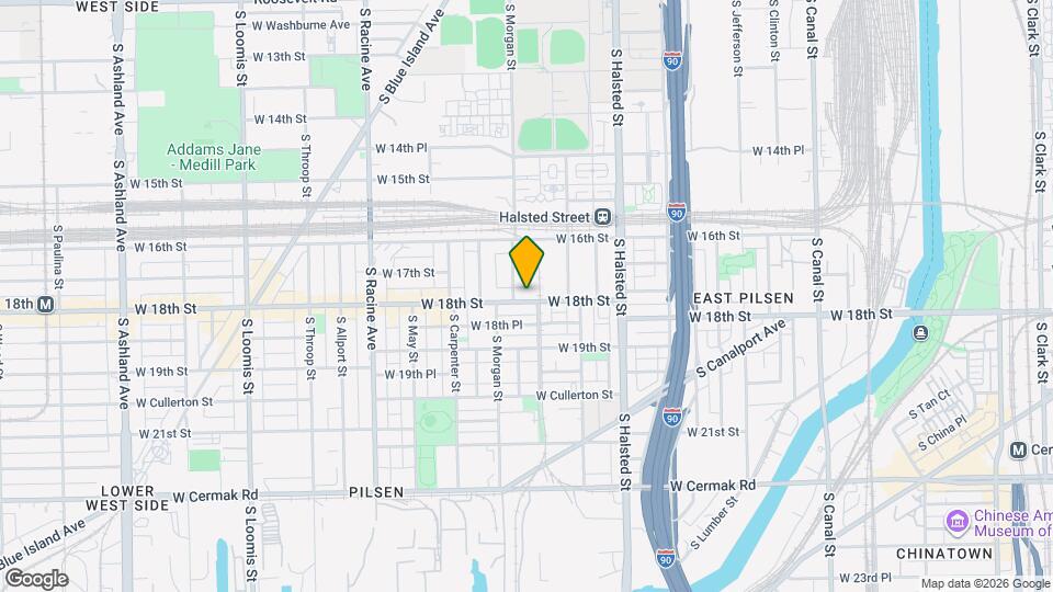 944 W 18th St, Unit Apt 3 Map and Location Details