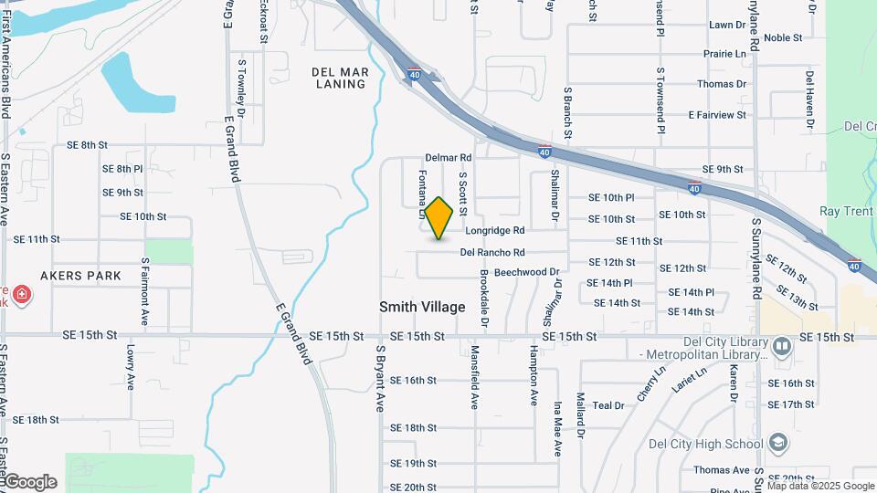 3105 Del Rancho Rd Map and Location Details