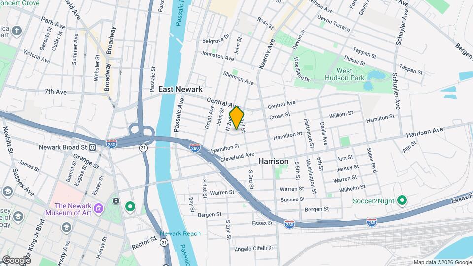 216 William St, Unit 2nd Floor Map and Location Details