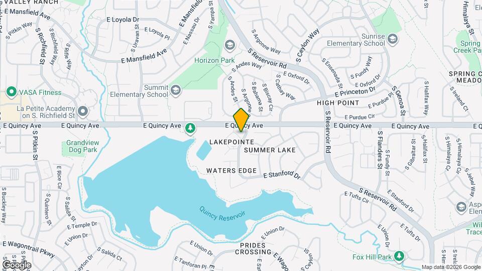 4301 S Andes Way Map and Location Details