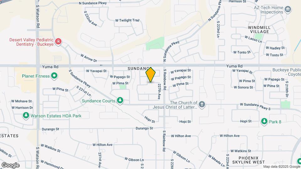 22777 W Pima St Map and Location Details