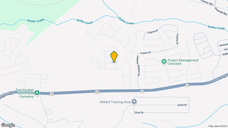 1203 Belgrove Dr Mapa y Detalles de la Ubicación