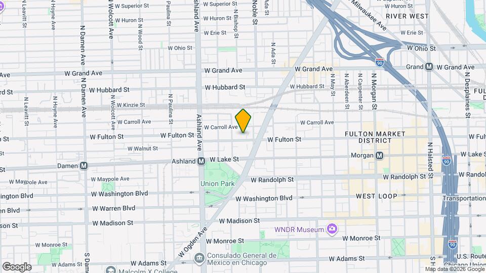 1420 W Fulton St Map and Location Details