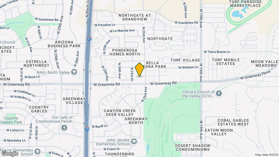 2320 W Beck Ln Map and Location Details