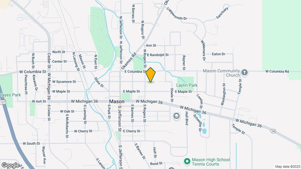 316 E Sycamore St, Unit Upper 316.5 Map and Location Details