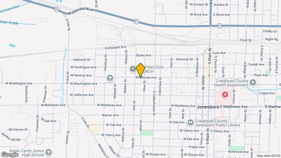 809 W Monroe Ave Map and Location Details