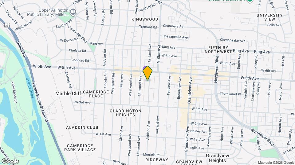 1509 Ashland Ave Map and Location Details