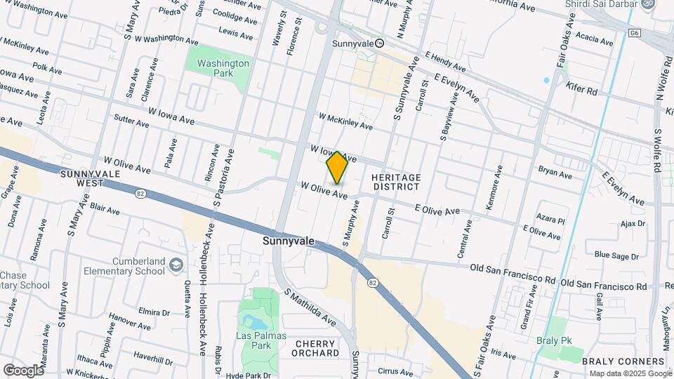 215 W Olive Ave Mapa y Detalles de la Ubicación