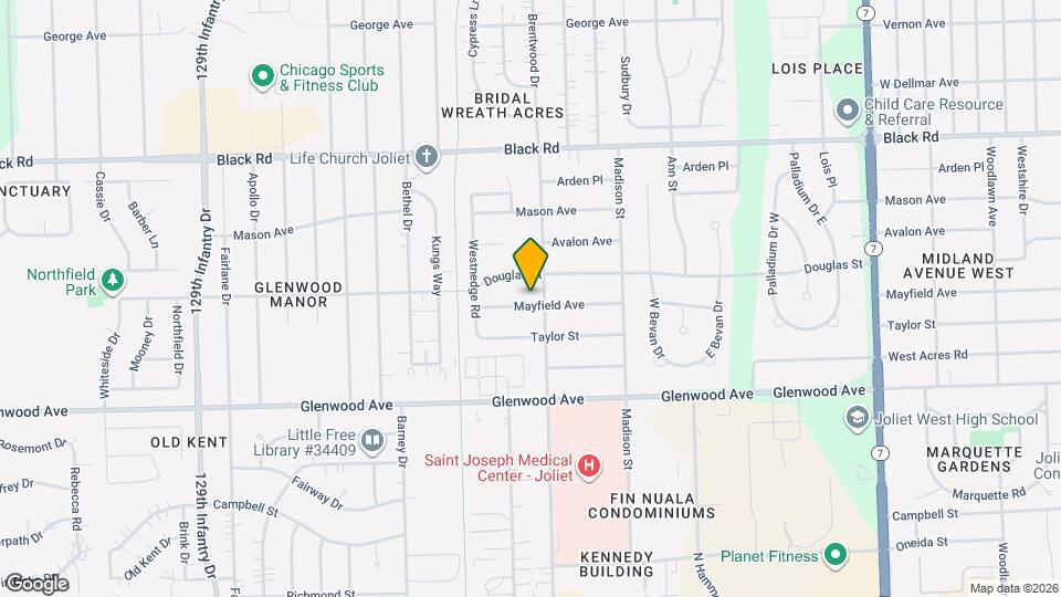 2305 Mayfield Ave Map and Location Details