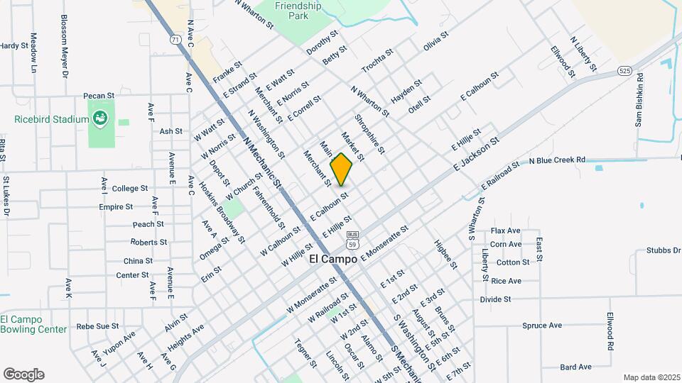 Whispering Oaks Apartment Homes El Campo Map and Location Details