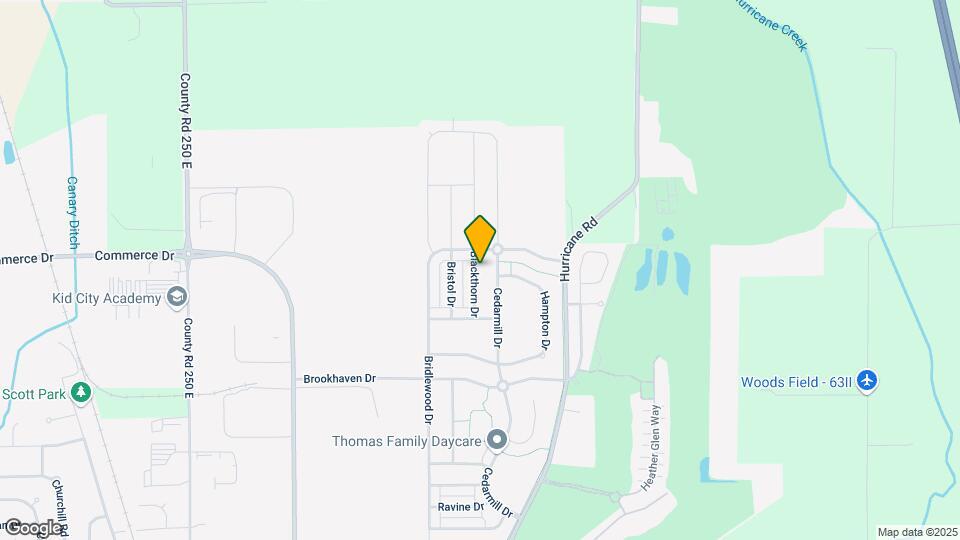 2361 Blackthorn Dr Map and Location Details