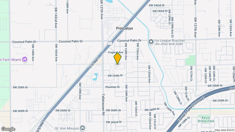 25231 SW 134th Path Map and Location Details