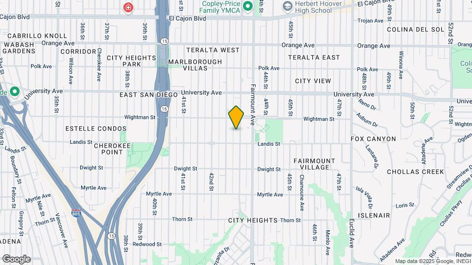 3734 43rd St Map and Location Details