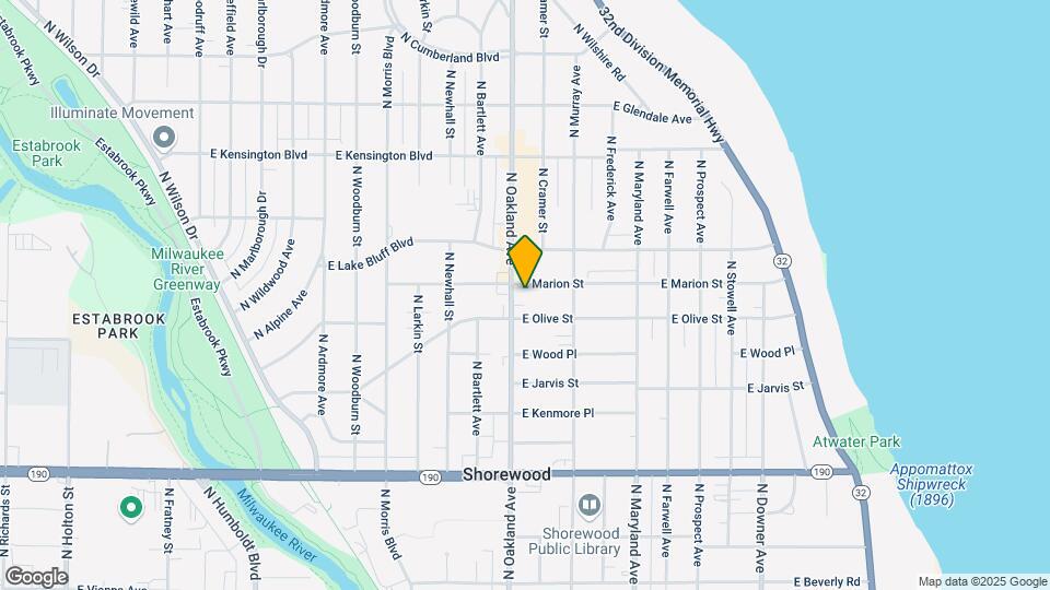 1809 E Marion St Map and Location Details