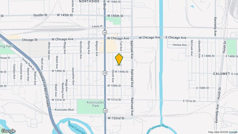 4854 Tod Ave Map and Location Details