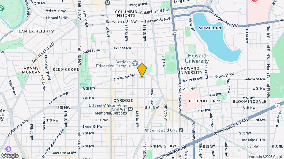 2234 11th St NW Map and Location Details
