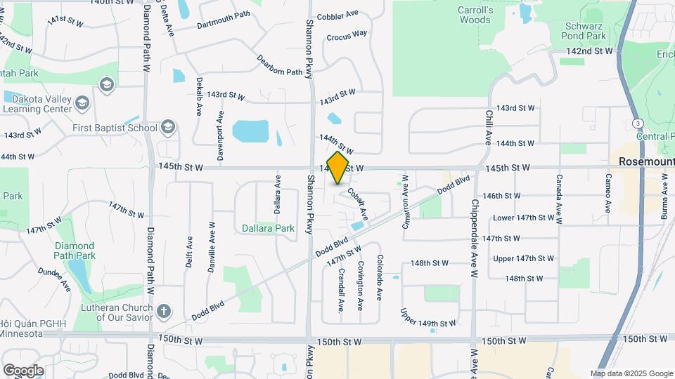 14543 Cobalt Ave Map and Location Details