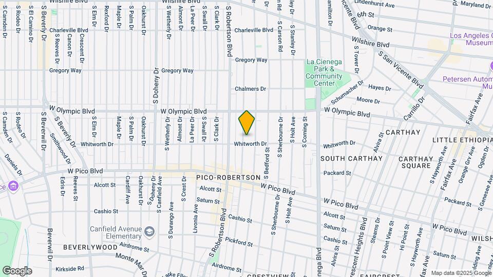 1058 S Wooster St Mapa y Detalles de la Ubicación
