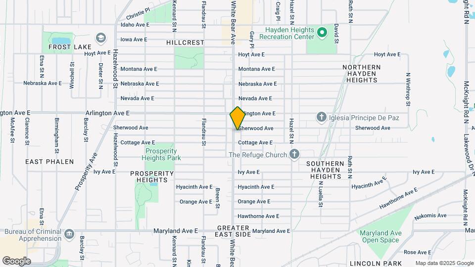 1396 White Bear Ave N Map and Location Details