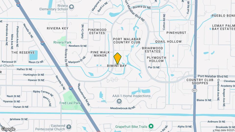 1177 Eleuthera Dr NE Map and Location Details