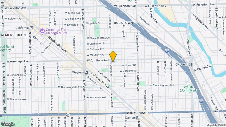 1935 N Leavitt St, Unit 1935 North Leavitt 1 Map and Location Details