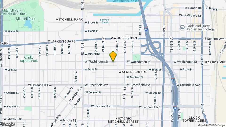 1221 W Washington St Map and Location Details