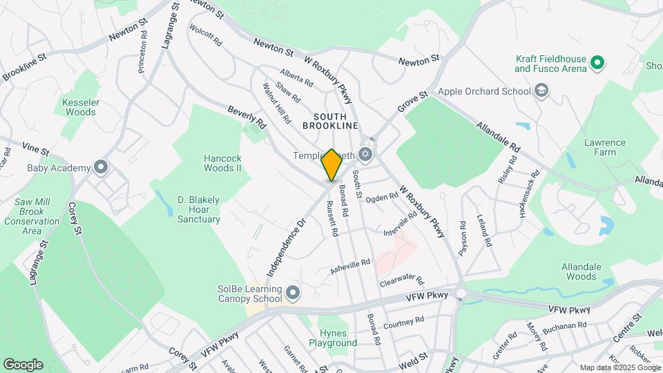 282 Grove St Map and Location Details