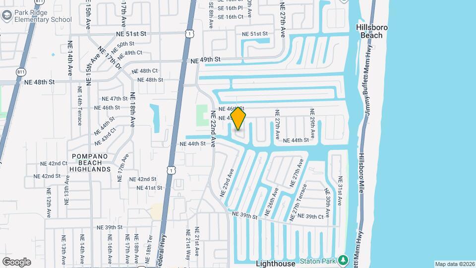 4410 NE 24th Ave Map and Location Details