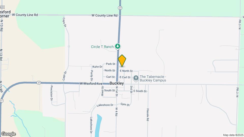 107 North St Map and Location Details