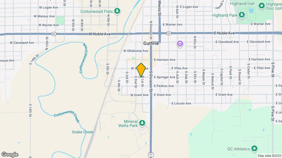 401 S 1st St Map and Location Details