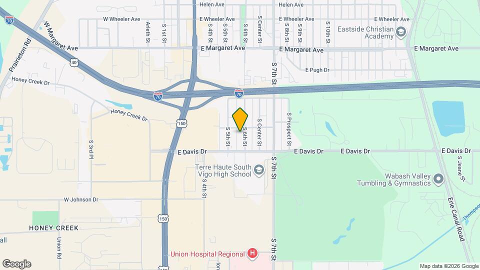 3407 S 6th St Map and Location Details