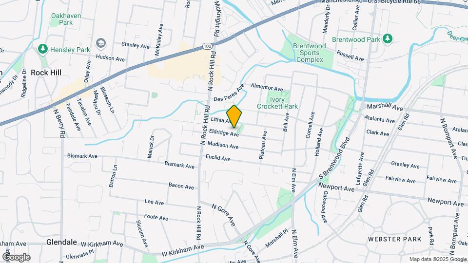 307 Eldridge Ave Map and Location Details