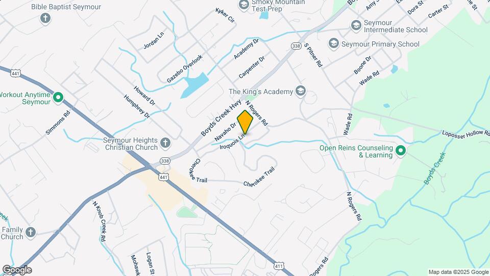 405 Iroquois Ln Map and Location Details