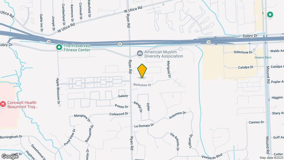 4165 Berkshire Dr Map and Location Details