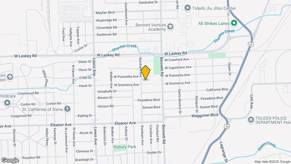 614 W Gramercy Ave Map and Location Details