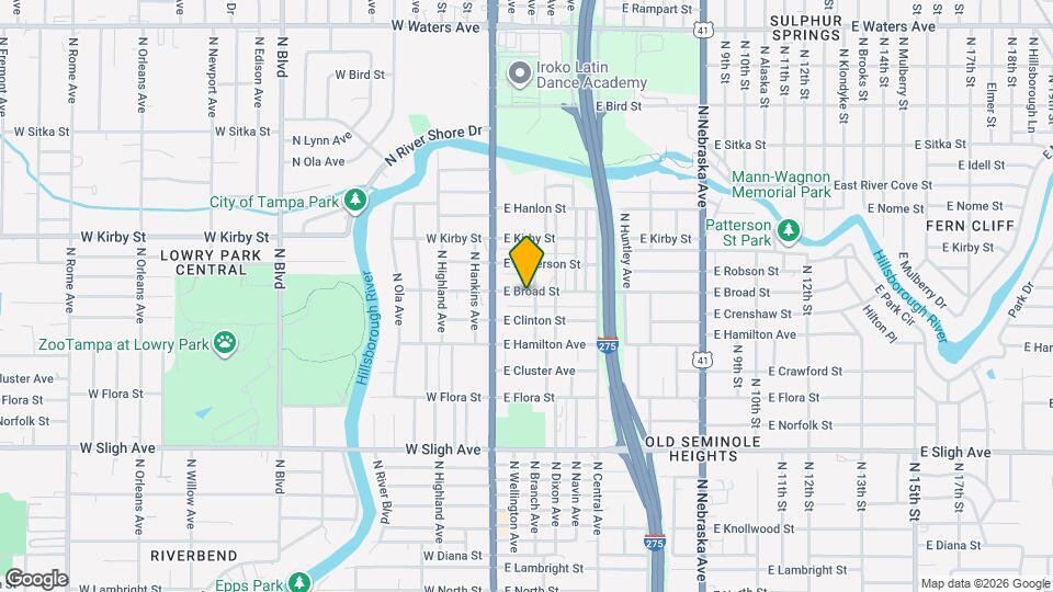 115 E Broad St Map and Location Details