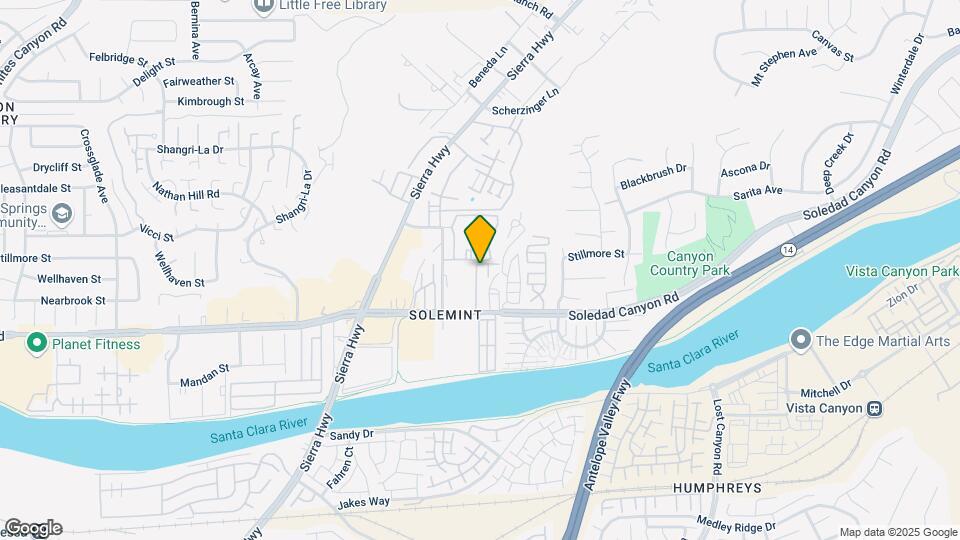18223 Soledad Canyon Rd Map and Location Details