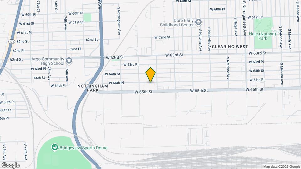 6923 W 64th Pl Mapa y Detalles de la Ubicación